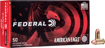 American Eagle  Full Metal Jacket 71 Grain .32 ACP 900 fps 029465093983