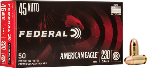 Federal .45 ACP/Auto American Eagle 230 grain Full Metal Jacket ammunition