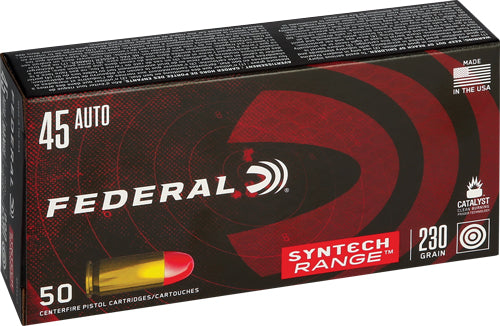 American Eagle Syntech Range LEAD-FREE Total Syntech Jacket Round Nose 230 Grain .45 ACP/Auto 830 fps 604544617429
