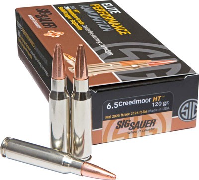 Sig Sauer Elite Performance Marksman Open Tip Match 140 Grain 6.5mm Creedmoor 2690 fps 798681576784