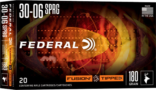 Federal .30-06 Springfield Fusion Tipped 180 grain Polymer Tip ammunition