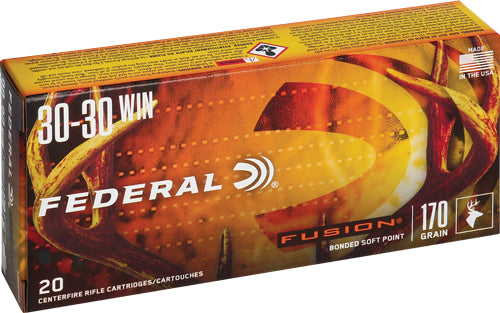 Federal .30-30 Winchester Fusion 170 grain Bonded Soft Point ammunition