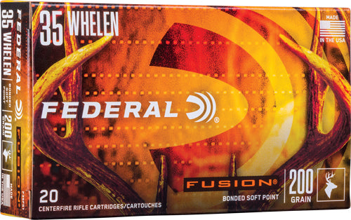 Federal Fusion Jacketed Soft Point 200 Grain .35 Whelen  029465061623
