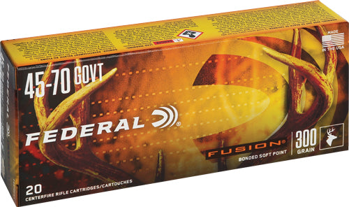 Federal Boat Tail Fusion Soft Point 300 Grain .45-70 Government 1850 fps 029465060398