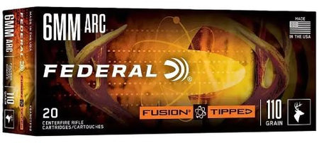 FEDERAL FUSION 6MM ARC 110GR TIPPED FUSION 20RD 10BX/CS