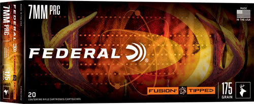 Federal 7mm PRC Fusion Tipped 175 grain Polymer Tip ammunition