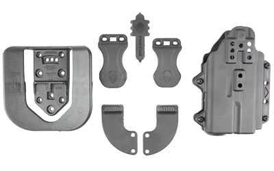 Alien Gear Holsters Photon Ambidextrous Holster, GLOCK 19/44/45/23 with Compact Light, Polymer, Black PHO-0057-L1-D