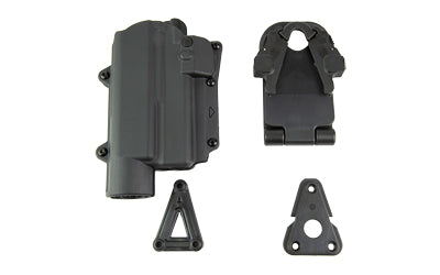 Rapid Force RH Level 2 Duty Holster, GLOCK 19/19X/45/22/17 Large Light Compatible, Black