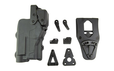 Rapid Force RH Level 3 Duty Holster, Sig P320 Full Size/M18/XCarry Large Light Compatible, Black