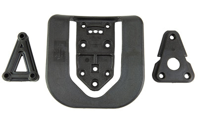 Rapid Force Duty Holster Standard Paddle Expansion, Retention Lip, Fits 1-3/4 Wide Belts, Black RFX-PA-BK-C
