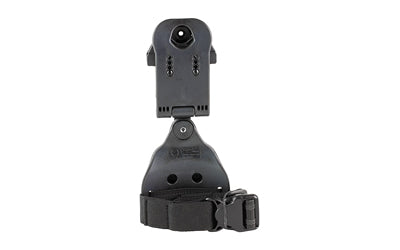 Rapid Force Swivel Drop Leg Expansion with Locking Belt Slide and Standard Buckle, Black RFX-SD-BK-LBS-S-LK-C