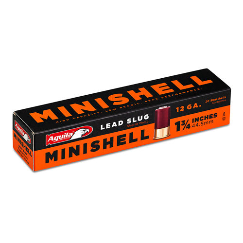 Aguila 1C128974 Minishell Target 12 Gauge 1.75" 7/8oz Slug 1300 fps 640420002514