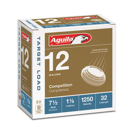 Aguila 12 Gauge 1CHB1347 Target Load Competition 2.75" 1-1/8oz 7.5 Shot 25/Box