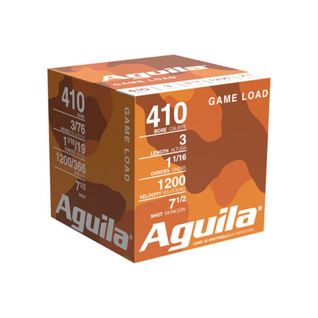 Aguila .410 Bore Shotgun Ammo Sub-Gauge High Velocity 3 in 11/16 oz #7.5