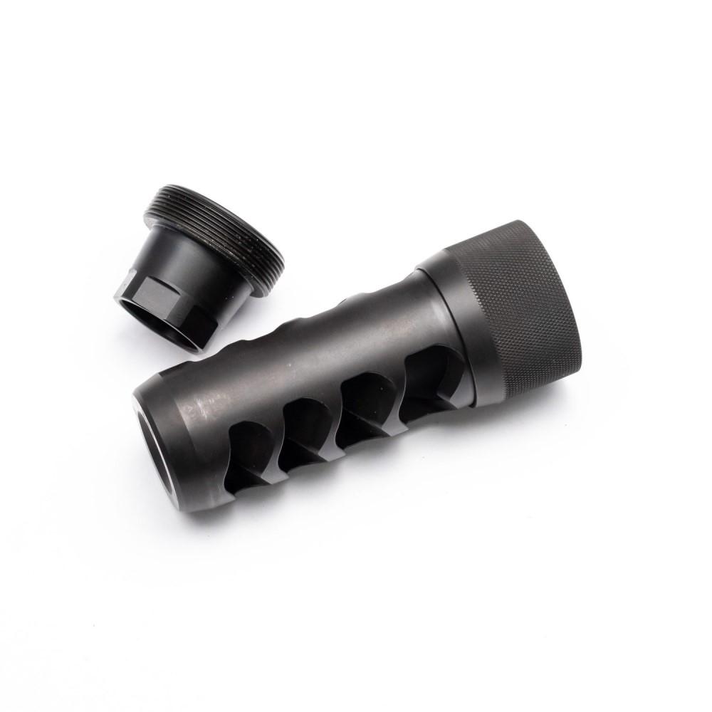Area 419 Sidewinder Self-Timing Magnum Muzzle Brake .338 5/8-24 Black Nitride Finish