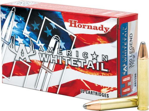 Hornady American Whitetail InterLock 170 Grain .350 Legend 2200 fps 090255811964