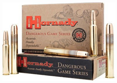 Hornady Dangerous Game Dangerous Game Solid 500 Grain .470 Nitro Express 2150 fps 090255382648