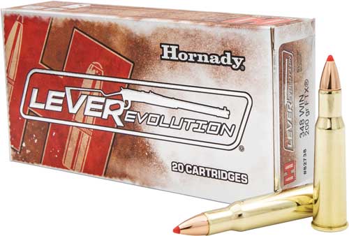 Hornady .348 Winchester LEVERevolution 200 grain Flex Tip eXpanding ammunition