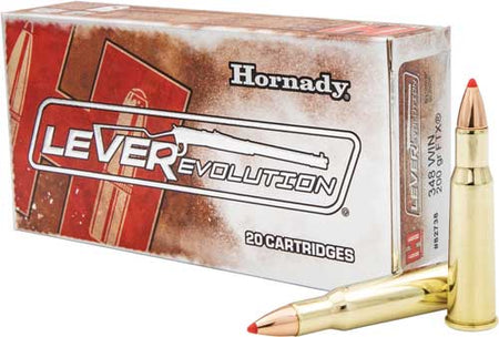 Hornady .348 Winchester LEVERevolution 200 grain Flex Tip eXpanding ammunition