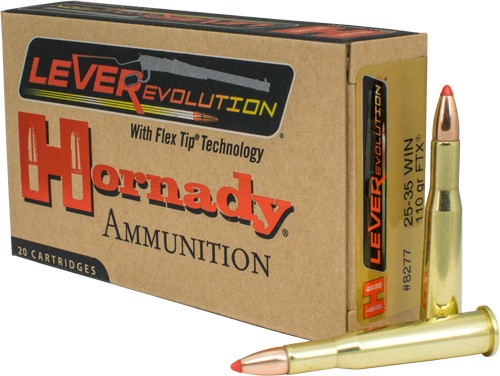 Hornady .25-20 Winchester LEVERevolution 110 grain Flex Tip eXpanding ammunition