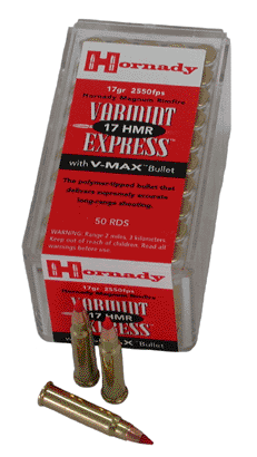 HORNADY VARMINT EXPRESS AMO 17 HMR 17GR V-MAX