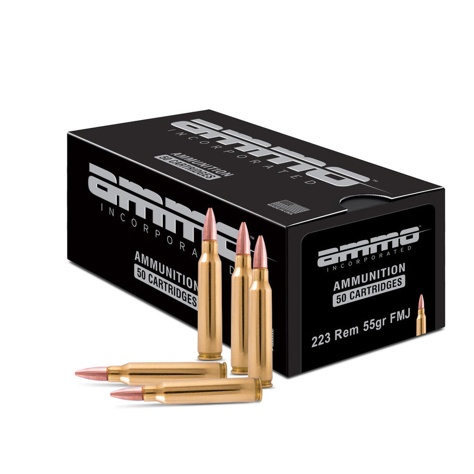 Ammo Inc .223 Remington Signature 55 grain Full Metal Jacket ammunition