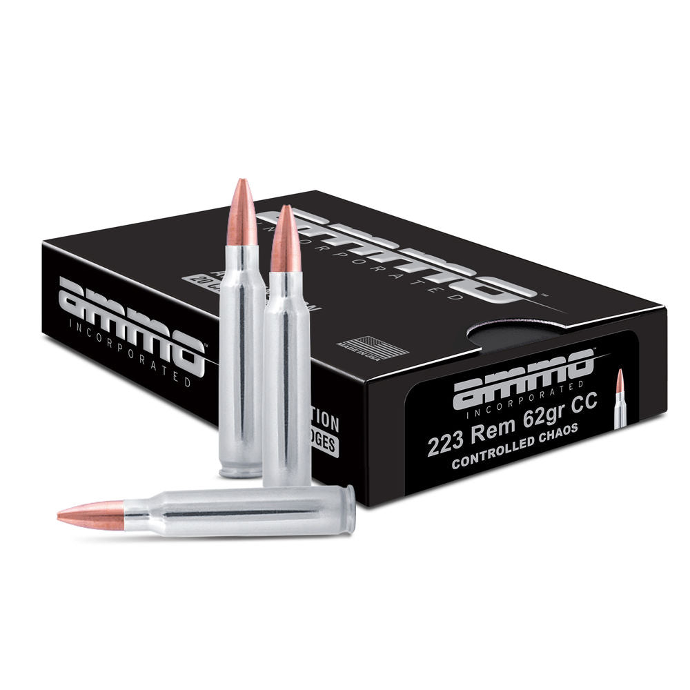 Ammo Inc .223 Remington Signature 60 grain Lehigh Controlled Chaos ammunition