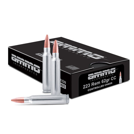 Ammo Inc .223 Remington Signature 60 grain Lehigh Controlled Chaos ammunition