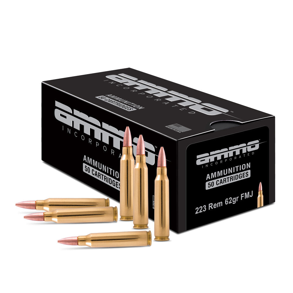 Ammo Inc .223 Remington Signature 62 grain Full Metal Jacket ammunition