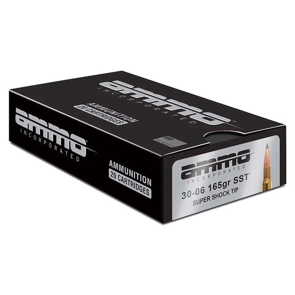 Ammo Inc .30-06 Springfield Signature 165 grain Super Shock Tip ammunition