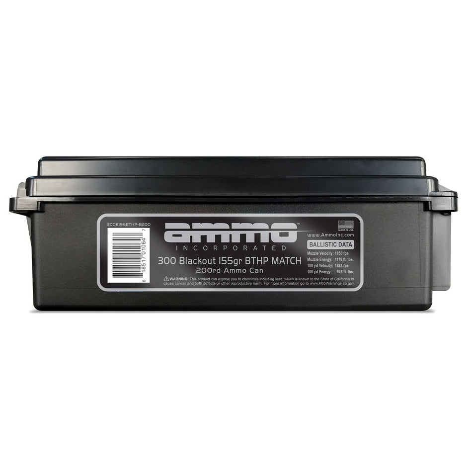 Ammo Inc .300 AAC Blackout Signature 155 grain Boat Tail Hollow Point ammunition
