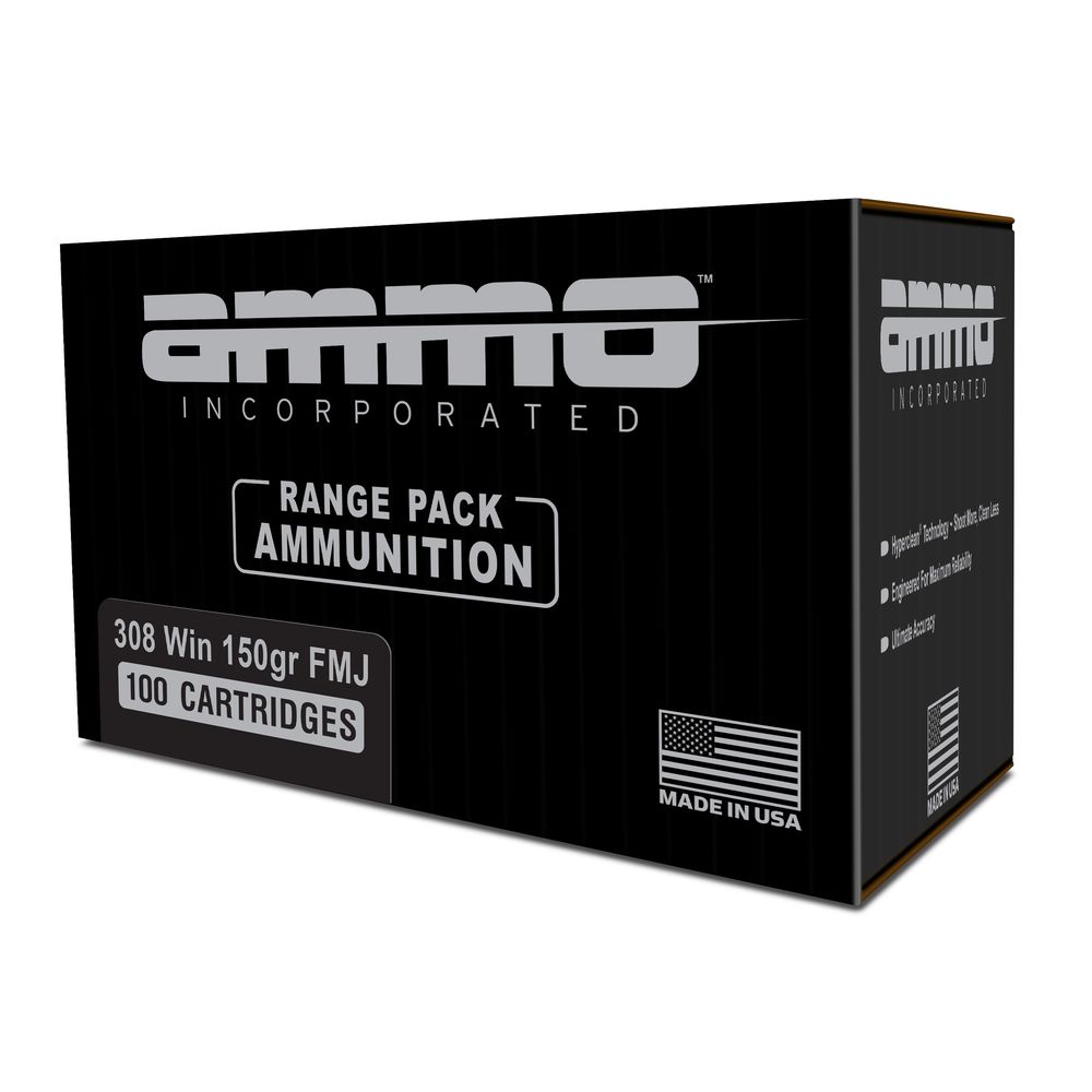Ammo Inc .308 Win / 7.62x51mm Signature 150 grain Full Metal Jacket ammunition