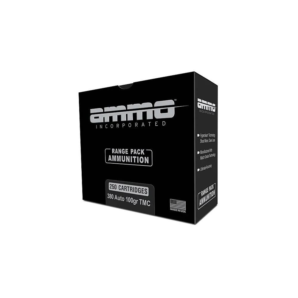 Ammo Inc .380 ACP/Auto Signature Range Pack 100 grain Total Metal Case ammunition