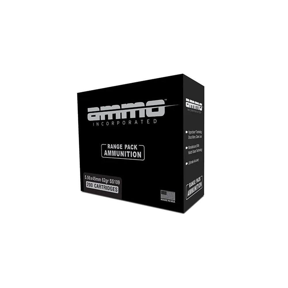 Ammo Inc 5.56x45mm NATO Signature SS109 Range Pack 62 grain Full Metal Jacket ammunition