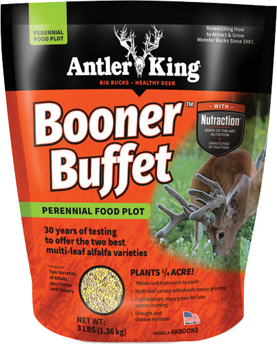 Antler King Booner Buffet 3lb Deer Food Plot Seed Blend