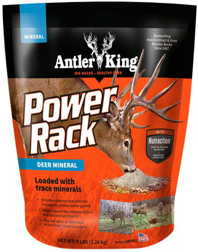 Antler King Power Rack Deer Mineral 5lb Wildlife Supplement