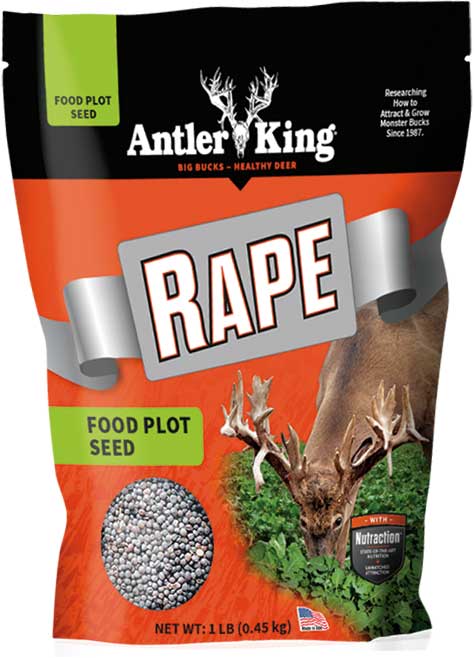 Antler King Rape Seed 1lb Annual 1/4 Acre Food Plot