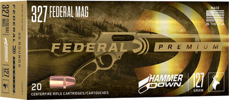 Federal .327 Federal Mag Premium HammerDown 127 grain Bonded Hollow Point ammunition