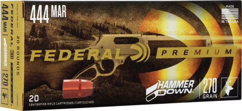Federal .444 Marlin Premium HammerDown 270 grain Bonded Hollow Point ammunition