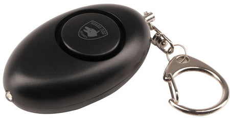 Guard Dog 120dB Quick-Pull Keychain Alarm with LED, Black