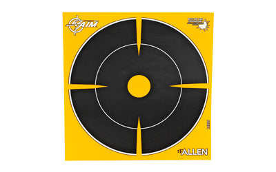 Allen EZ Aim 15255 Adhesive Reactive Bullseye Target, 6 Inch, 12 Count Pack