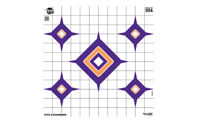 Allen EZ Aim 15641 Assorted Fun Shooting Targets, 12x12 Inch, 9 Sheet Pack