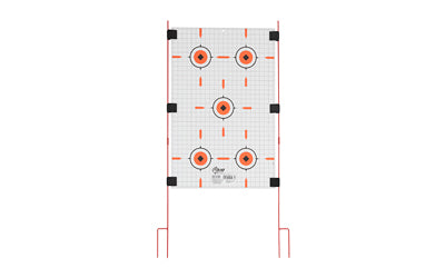 Allen Company EZ Aim Stow-N-Go Orange Target Stakes, 52" Assembled Height, 6 Alligator Clips