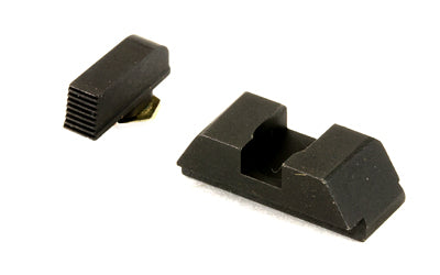 AmeriGlo Defoor Glock 42/43 Sight Set, Nitride Treated Black Front & Rear, Low Glare Finish