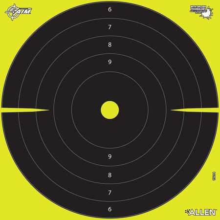 Allen EZ Aim Splash Bullseye Reactive Target 12.5 in 30 per Pad