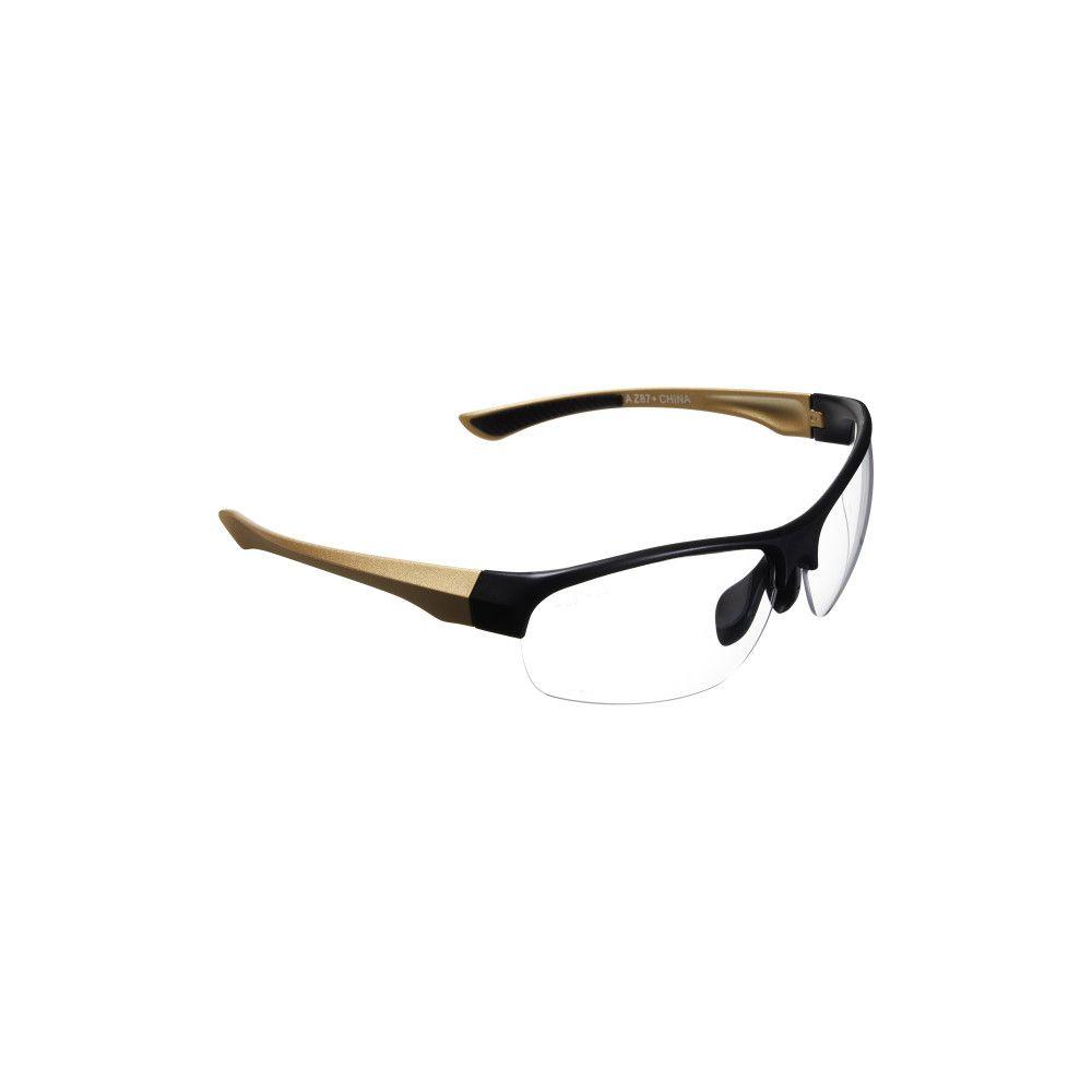 Girls With Guns Devotee Protective Eyewear Gold/Brown Frame Clear Anti-Fog UV Lens