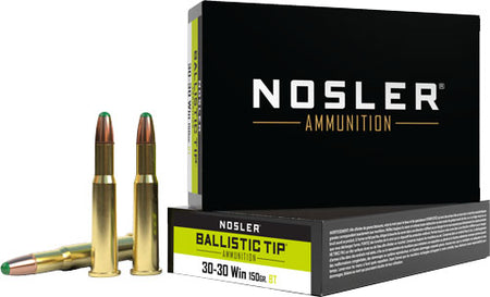 Nosler Ballistic Tip Round Nose Ballistic Tip 150 Grain .30-30 Winchester 2100 fps 054041400657