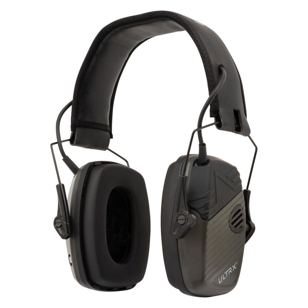 Allen ULTRX Stereo Electronic Earmuffs Olive NRR 24dB