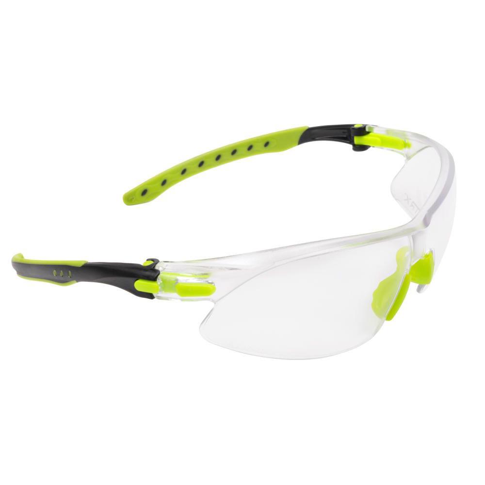 Allen ULTRX Keen Youth Eye Protection Lime Green Clear Lens