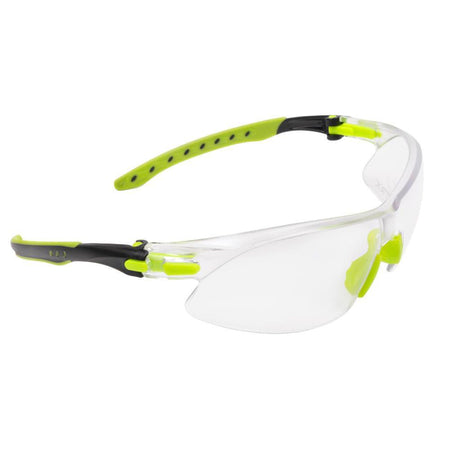 Allen ULTRX Keen Youth Eye Protection Lime Green Clear Lens
